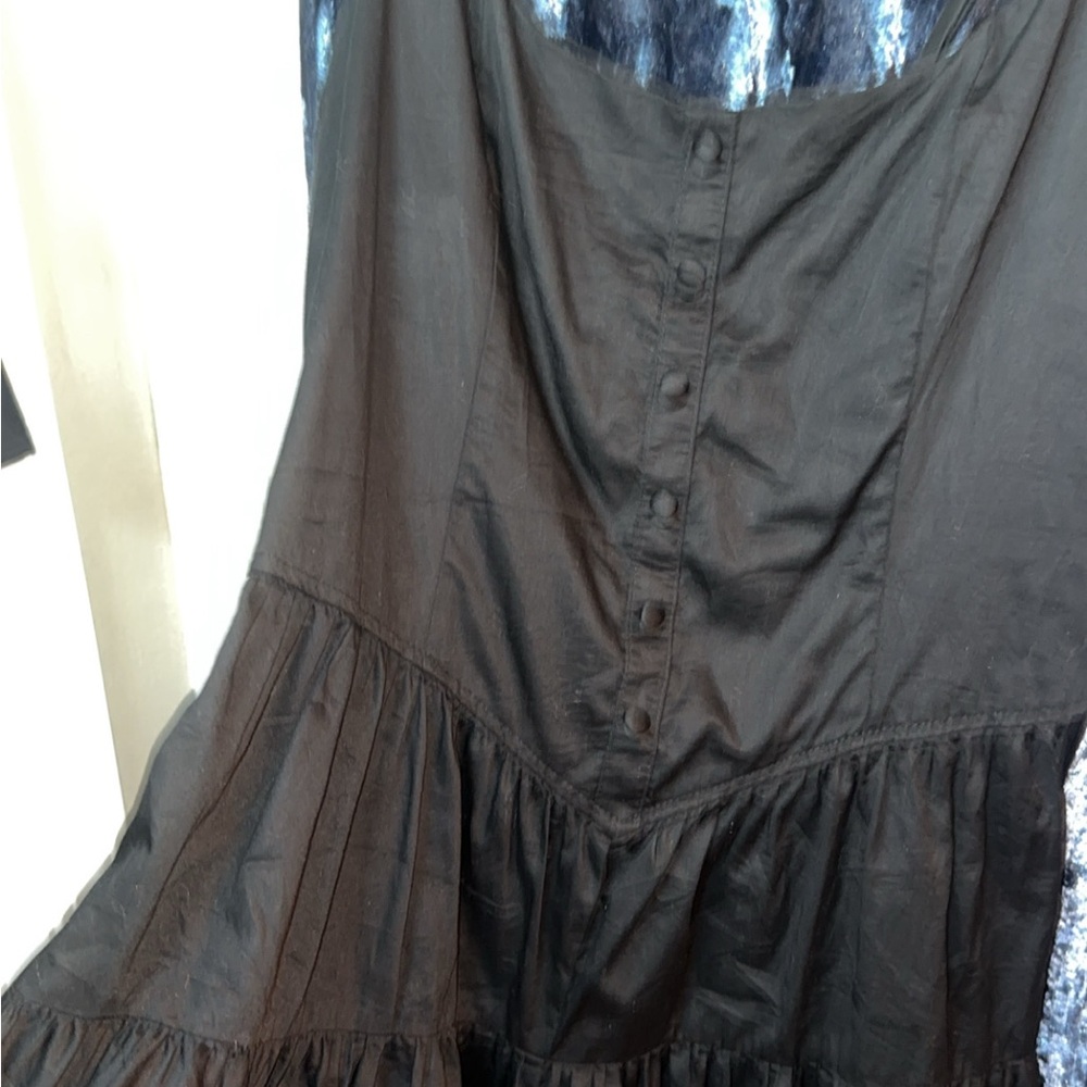 Black Button-Down Dress